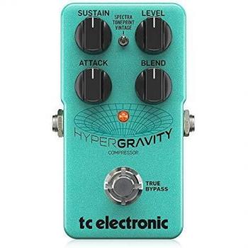 TC Electronic HyperGravity Compressor TonePrint Enabled Multi-Band Compressor, 4.00 x 3.00 x 6.00 inches
