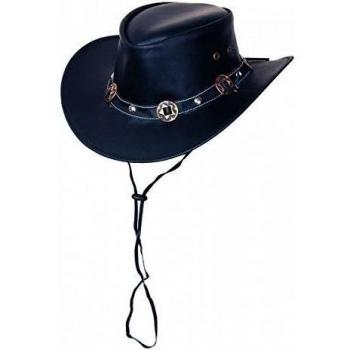 Scippis - Lederen hoed Concho - Marrón, M/57-58cm