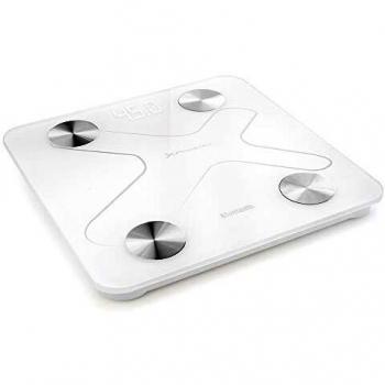 Phoenix Technologies - Báscula de baño Digital con Pantalla LED Hasta 180 kg blanco