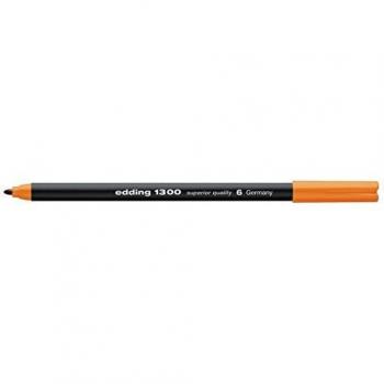 edding 1300 rotulador de color de trazo medio - naranja - 1 rotulador - punta redondeada 2 mm - rotulador para dibujar y escribir - rotulador para el colegio, mandalas, Bullet Journals
