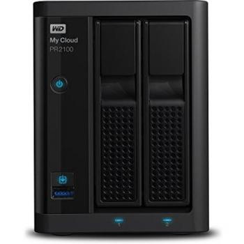WD 20 TB My Cloud Pro PR2100 Pro Series 2-Bay Almacenamiento en red - NAS - WDBBCL0200JBK-EESN