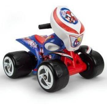 Quad Eléctrico Infantil Wrestler 6V - Quad a Batería para Niños de 1 a 3 Años, con Pedal Acelerador, Freno Eléctrico, Ruedas Anchas de Pl