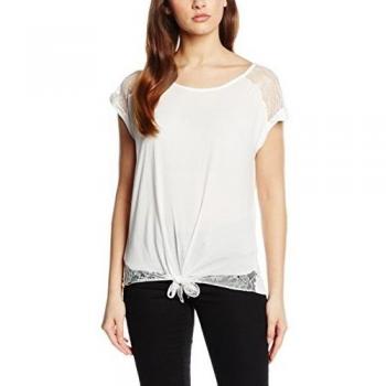 Naf Naf Oblondy, Camiseta Para Mujer, Écru