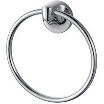 Haceka Aspen Chrome Toallero, Metal, Gris, 21.71x20.8x5.98 cm
