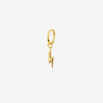 Pendientes de hombre P.perez de acero dorado Radiant