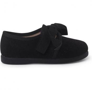 Zapato inglés de bebé niño con lazo y picados - Pisamonas