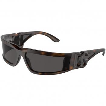 Dolce & Gabbana DG6198 Col. 193587 Unisex Avvolgente Havana Sunglasses