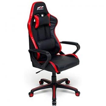 Poltrona Gaming Roja M0826-05 Ergonomica con Soporte Lumbar