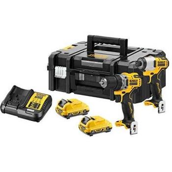 DEWALT KIT 12V. ATORNILLADOR DCK2110L2T DCD701 + IMPACTO DCF801