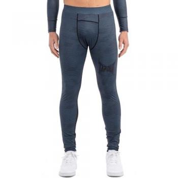 Leggings Funcionales Tapout Mapleton Azul Acero Slim Fit Hombre