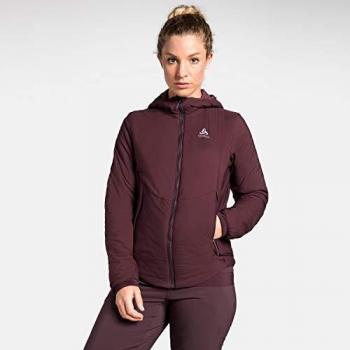 Odlo Insulated FLI S-Thermic Chaqueta, Mujer, marrón, Extra-Large