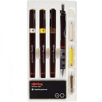 Rotring Rapidograph Junior - Juego de estilógrafos