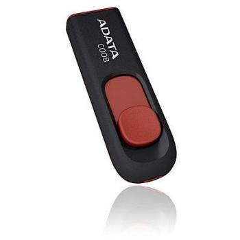 ADATA C008 Unidad Flash USB 16 GB USB Tipo A 2.0 Negro, Rojo - Memoria USB