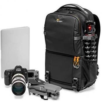 Lowepro Fastpack BP 250 AW III Mirrorless DSLR Camera Backpack - QuickDoor Access and 13 Inch Laptop Compartment DSLR accessories- Camera Bag Backpack for Mirrorless or DSLR - 300D Ripstop - Black