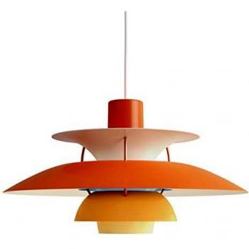 Lámpara colgante Louis Poulsen PH 5 tonos naranja