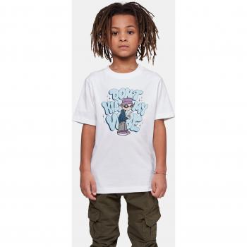 Camiseta Infantil No Mates Mi Vibe Blanca