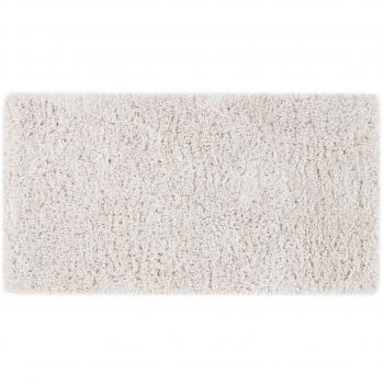 Alfombra reciclada de pelo largo color marfil 160 × 230 cm AIMEE