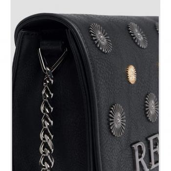 REPLAY Shoulder Bag Black