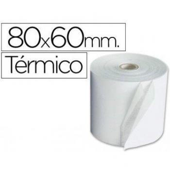Q-Connect - Rollo sumadora termico 80 mm ancho x 60 mm diametro