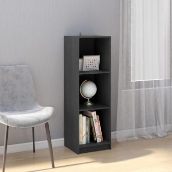 Estantería/partición gris 36x33x110 cm madera maciza de pino