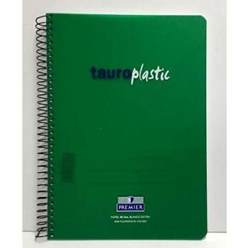 CUADERNO LISO, CUARTO CON ESPIRAL