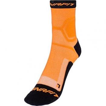 Dynafit Alpine Short Fluorescent Orange Socks for Men, Unisex Size 39-42