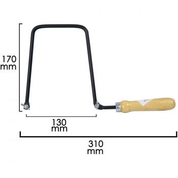 WOLFPACK 20100200 Arco Marqueteria Wolfpack 130 x 150 mm.