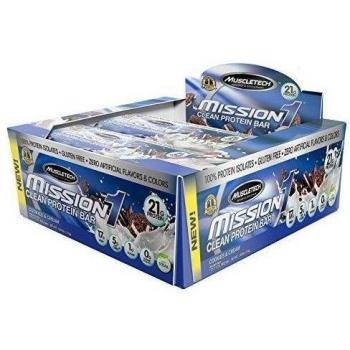 12 x Mission1 Clean Protein Bar 60 g Galletas y crema
