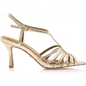 Sandalias de tacón para mujer Mariamare 68459 en color dorado