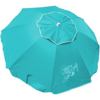 Sombrilla de playa premium con ventilación y protección solar UPF50+ 220cm