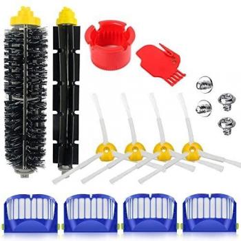 SAFETYONSHOP Accesorios para iRobot Serie 600 - Recambios de 16 Piezas de Cepillos y Filtros, Repuestos para 605 610 616 620 625 630 631 632 639 650 651 660 670 680 681 691