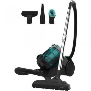 Cecotec Conga Rockstar Multicyclonic Compact Plus Aspirador Trineo sin Bolsa 800W 2.5L 20kPa Negro con Accesorios