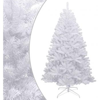 vidaXL Artificial Hinged Christmas Tree with Flocked Snow 150 cm