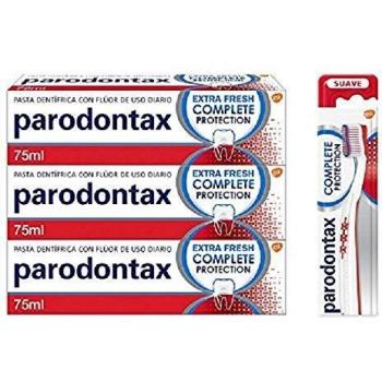Parodontax Complete Protection - Pack para el Sangrado de Encías - x3 Pastas de Dientes + x1 Cepillo