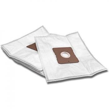 Bolsa Aspiradora Vellón Micro Compatible con Severin Floorcare S Power, SB7218, SB7219 - Pack de 5 unidades, 30.5 cm x 21 cm, Blanco