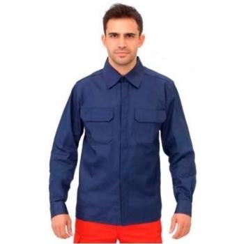 Vesin M273038 - Camisa Ignifuga Antiestatica ml Ia-23 Talla 54, Marino