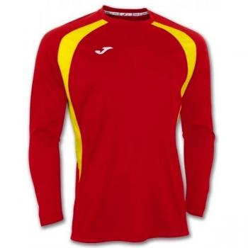 Joma 100015.609 - Camiseta de equipación de manga larga para hombre, color rojo / amarillo, talla XL