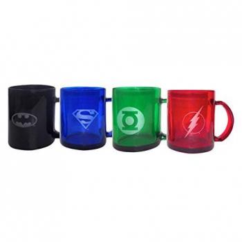 SD Toys SDTWRN89216 - Set de 4 tazas de cristal