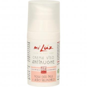 Crema Facial Antiarrugas Mi Luz TEA Natura 30 ml, crema hidratante, fórmula anti-edad, ingredientes naturales, textura ligera, suitable for all skin types