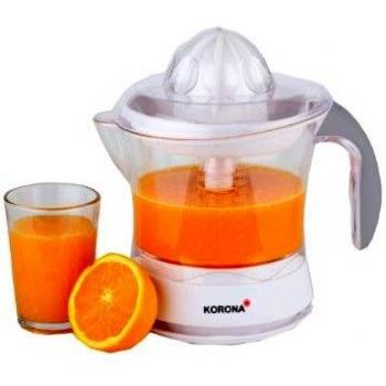 Korona 27010 Exprimidor de cítricos | 40 vatios | 1 litro de capacidad | 2 tamaños de cono de exprimido diferentes | Tapa antipolvo | Rotación a la derecha y a la izquierda
