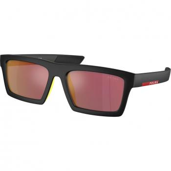 Prada Linea Rossa PS02ZSU 1BO10A Men's Sunglasses Black Size 55