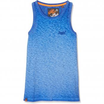 Superdry O L Low Roller, Top para Niñas, Azul