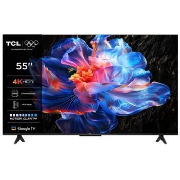 Televisor TCL 55 LED P61K 4K UHD Smart TV con Google TV, HDR, Dolby Audio y Bluetooth