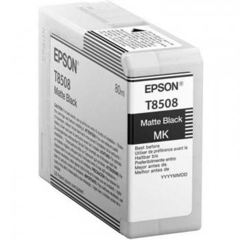 Epson T8508 Matte Black Ink Cartridge 80ml - High-Quality Pigment-Based Ink