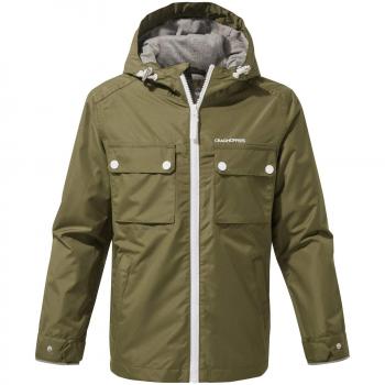 Craghoppers Boys Fausto Chaqueta, Infantil, Verde Oscuro, 9-10