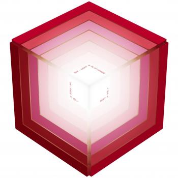 NGS Roller Cube 5W Wireless and Wired Portable Speaker - Red