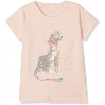 NAME IT Nmfgarfisola SS Top Box, Camiseta para Niñas, Rosa