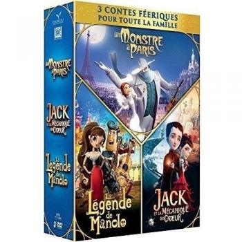 Contes féeriques : La Légende de Manolo + Jack et la mécanique du coeur + Un monstre à Paris [Francia] [DVD]