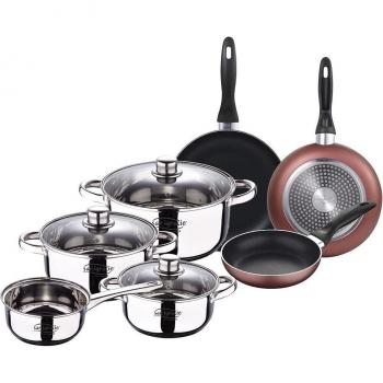 Batería de Cocina San Ignacio de 7 Piezas en Acero Inoxidable