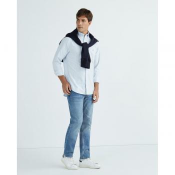 Pantalón de hombre slim fit azul Gant